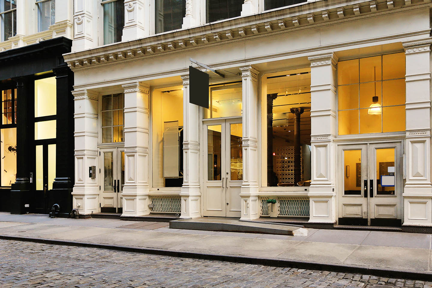 SoHo retail street, New York City